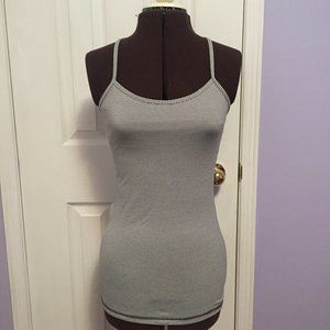 Lululemon Power Y Grey Stripes Tank - EUC Sz 6